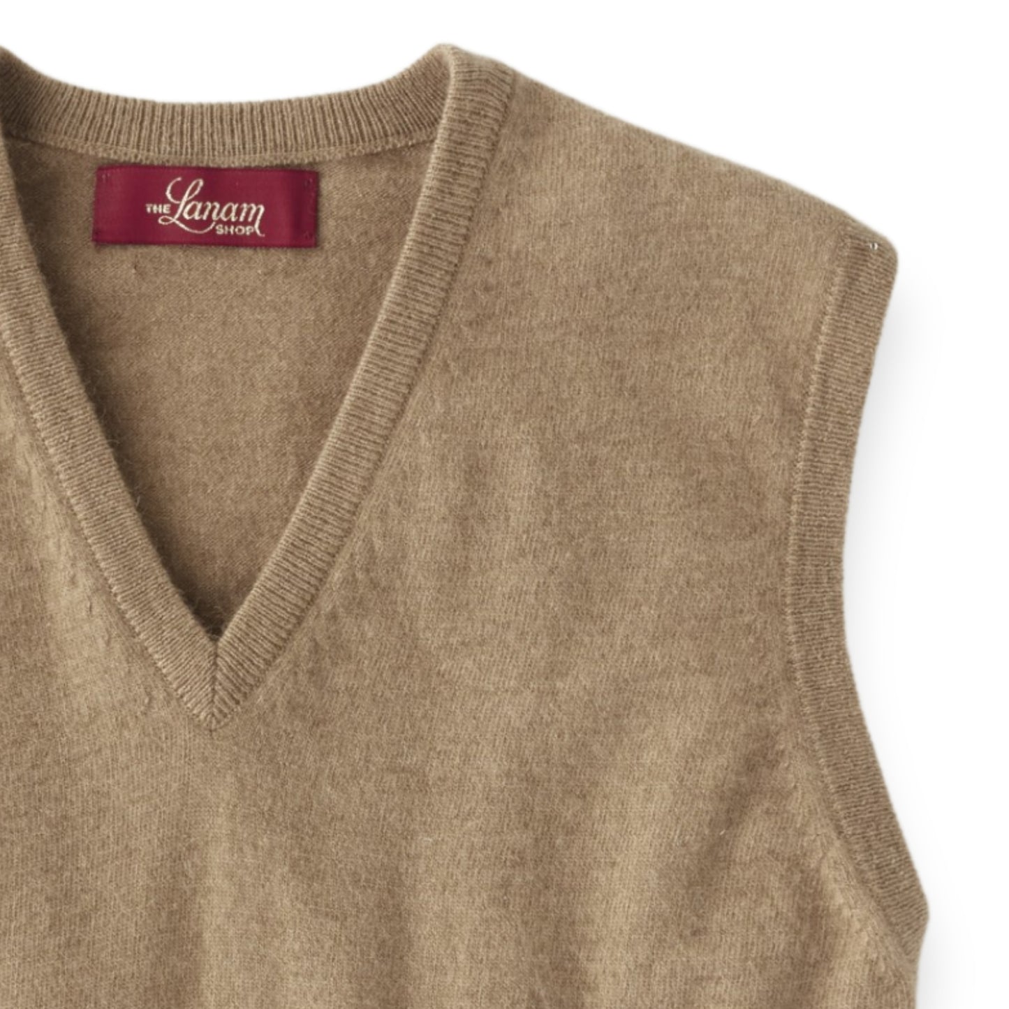 Men's Camel Hair Sweater Vest