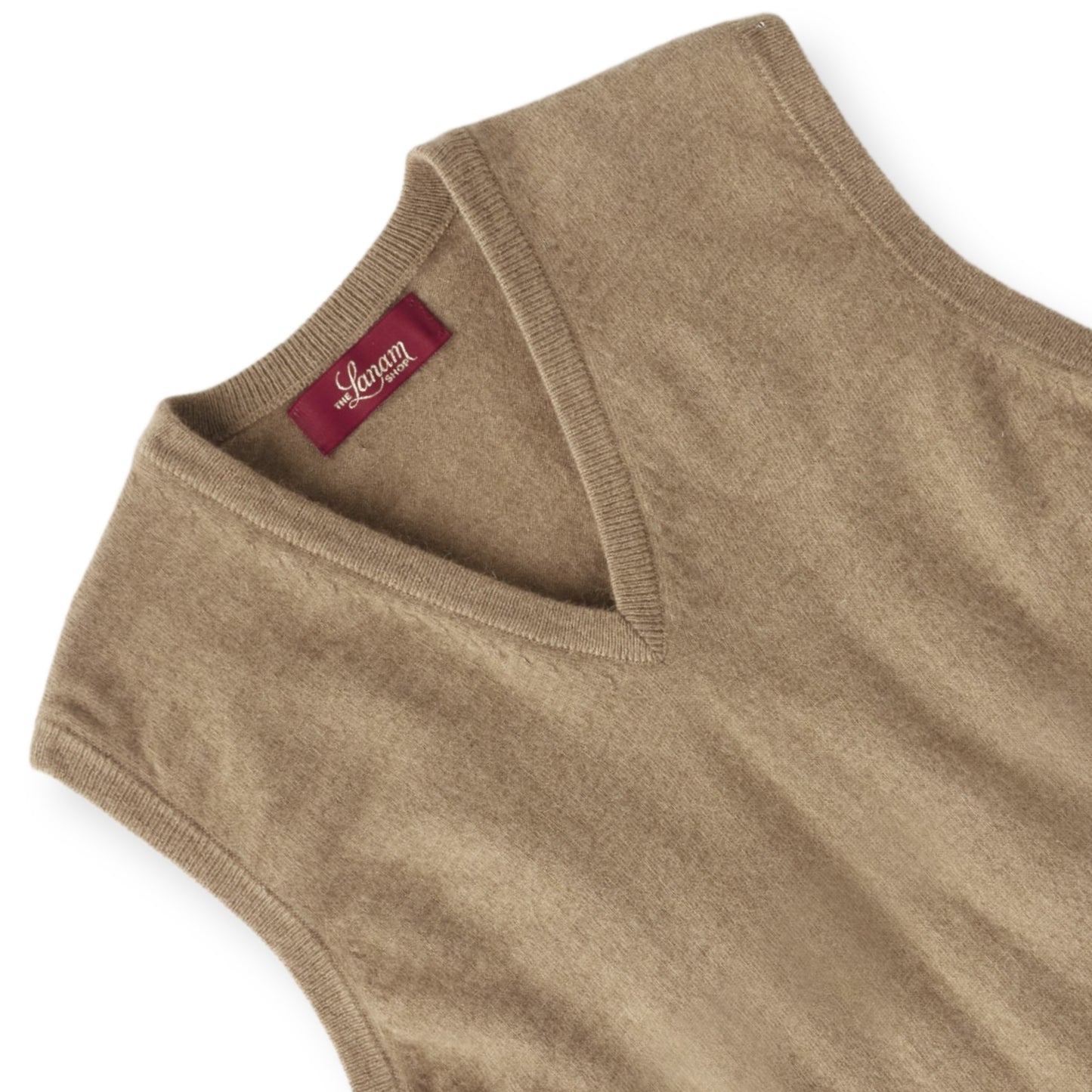 Men's Camel Hair Sweater Vest