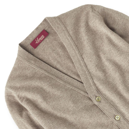 Men's Cashmere Cardigan in Dark Natural