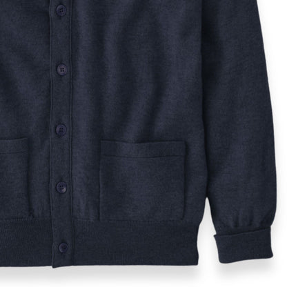 Men's Cashmere Cardigan in Navy