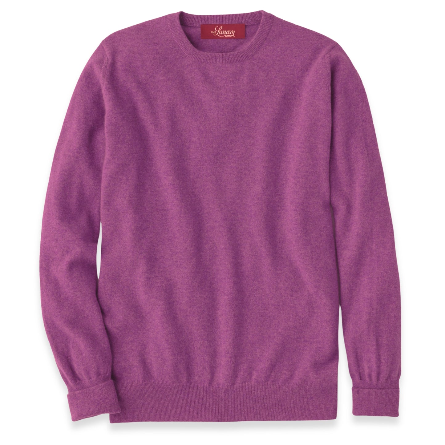 Cashmere Crew Neck Sweater With Set-In Sleeve