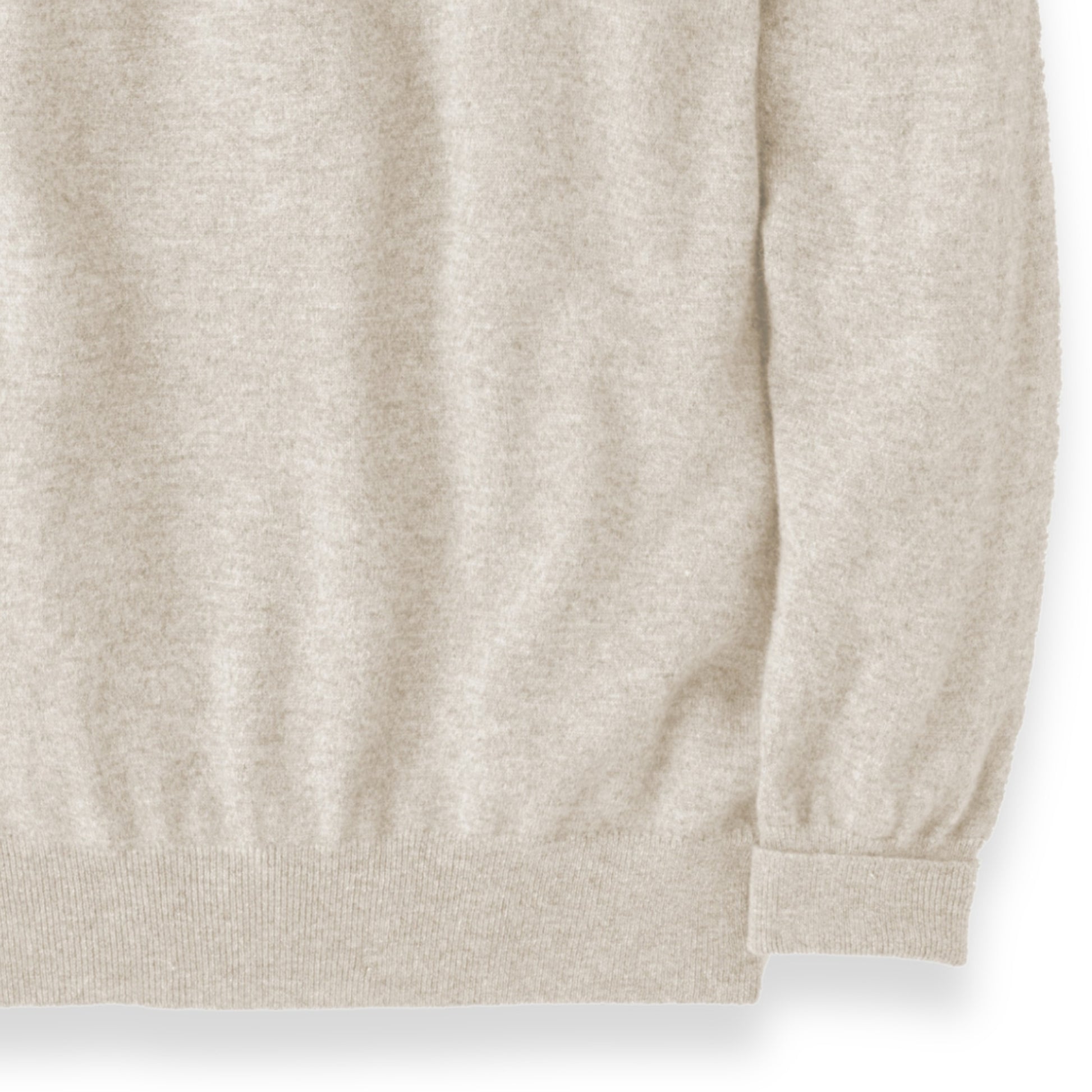 Men's Cashmere Polo Shirt Sweater in Linen