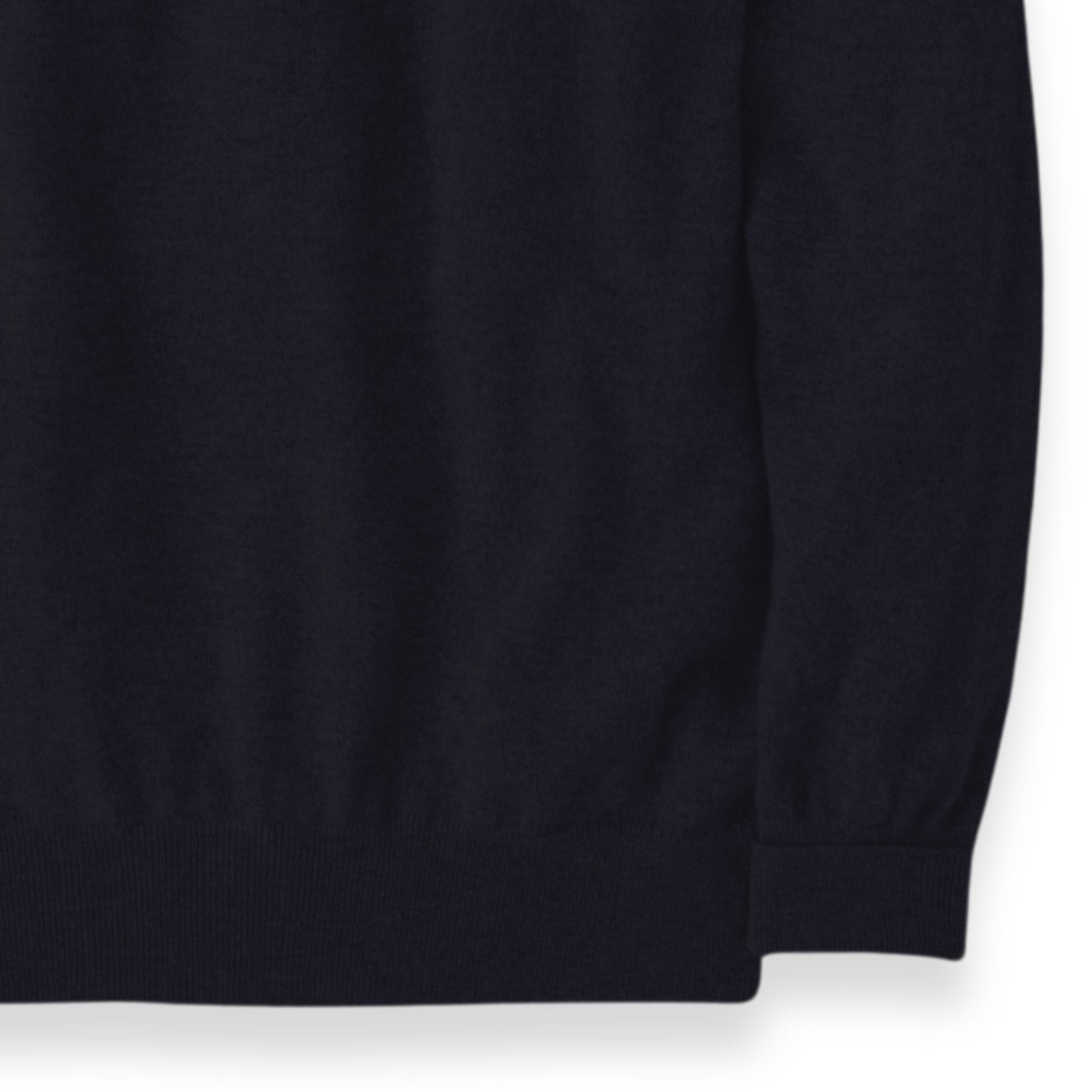 Men's Cashmere Polo Shirt Sweater in Navy