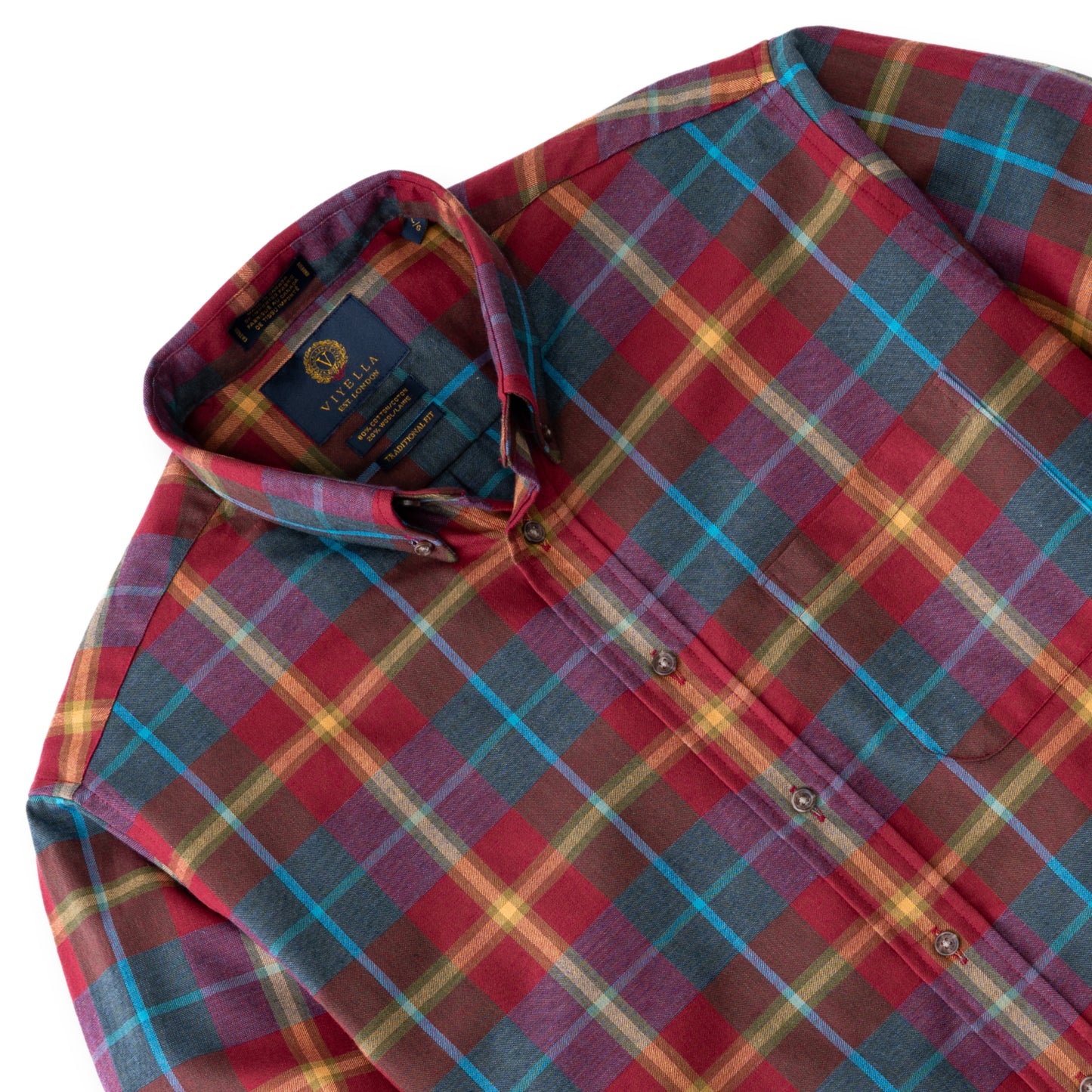 Men's Fall Plaid Viyella Shirt