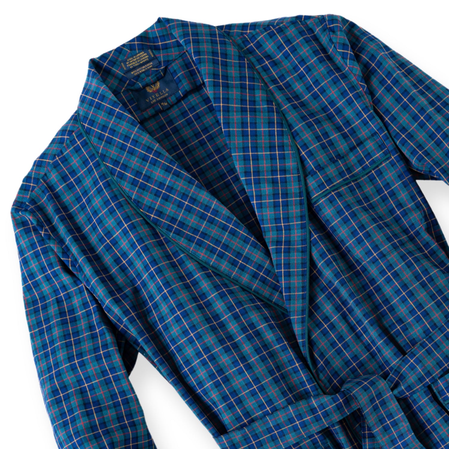 Men's Forest Tartan Viyella Robe