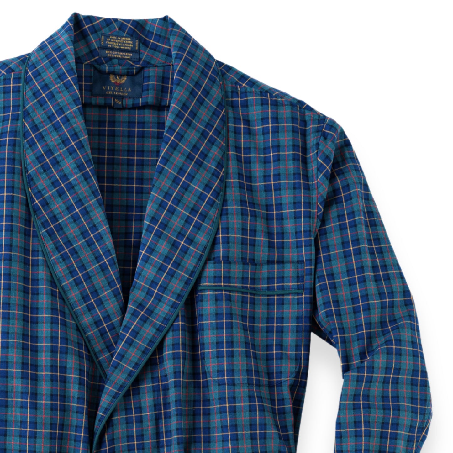 Men's Forest Tartan Viyella Robe