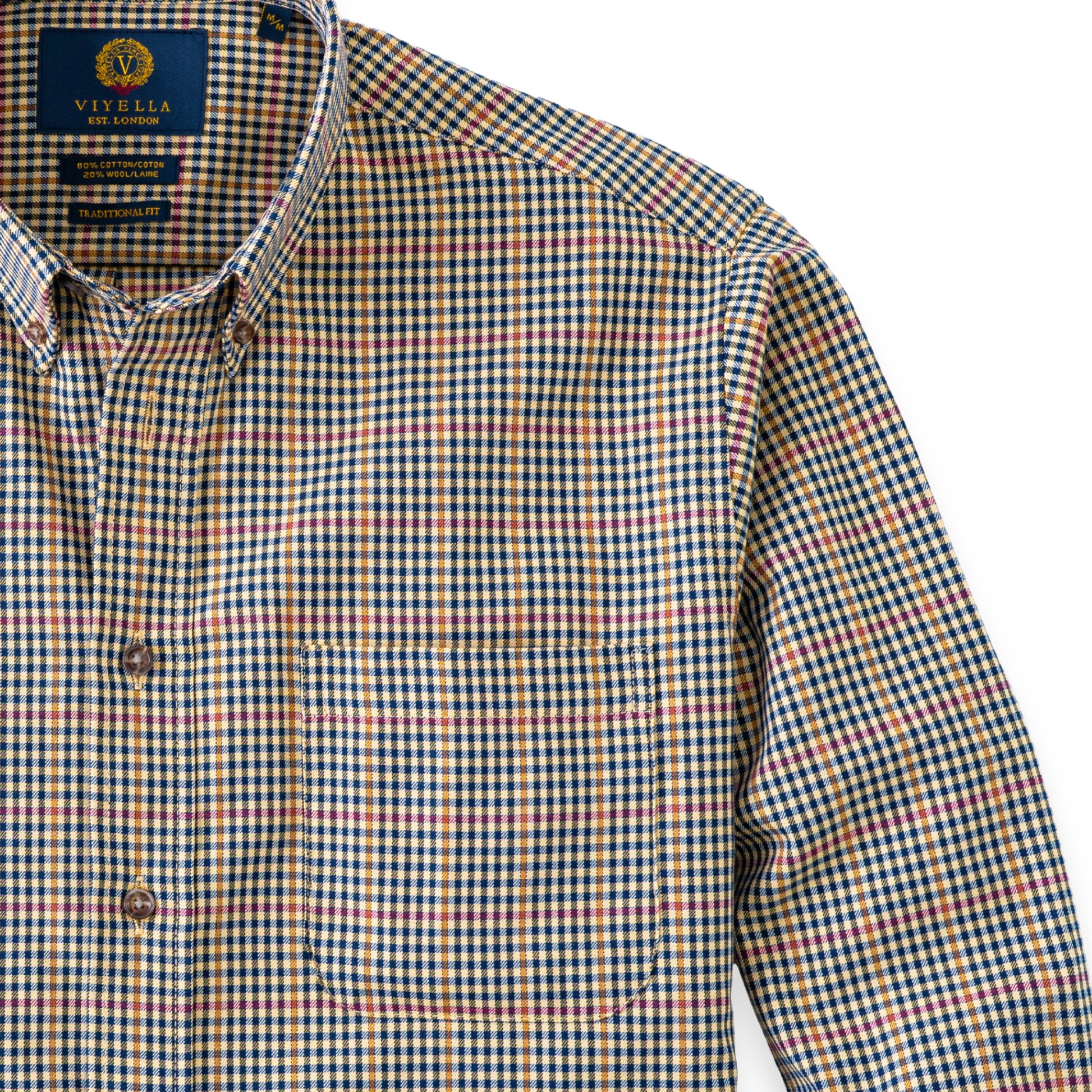 Men's Gun Check Viyella Shirt