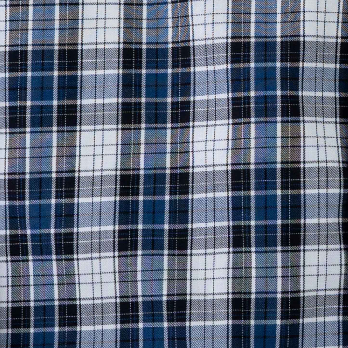 Men's Harbour Blue Plaid Viyella Shirt