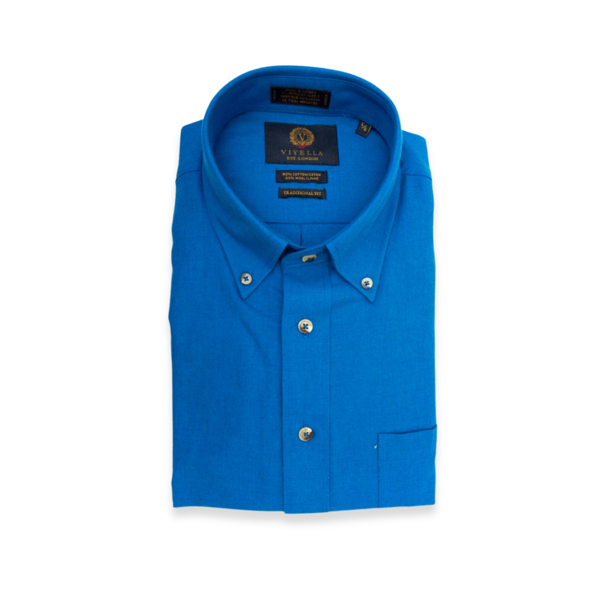 Men's Imperial Blue Viyella Shirt