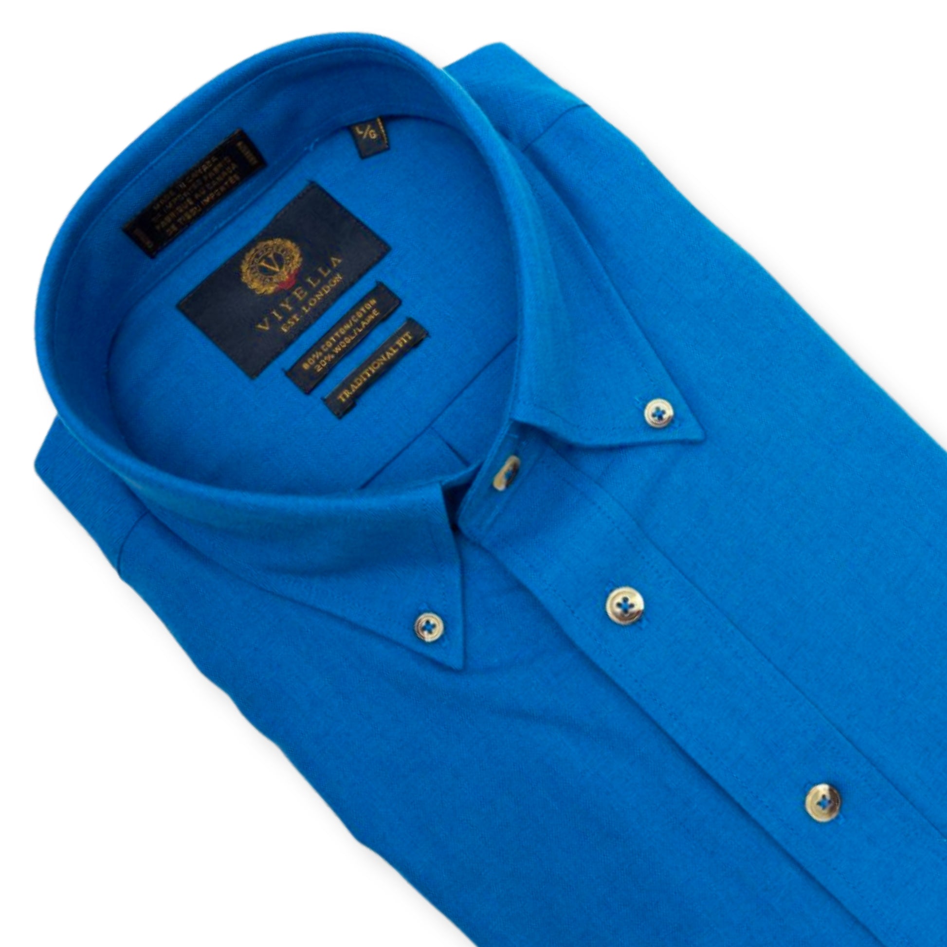 Men's Imperial Blue Viyella Shirt