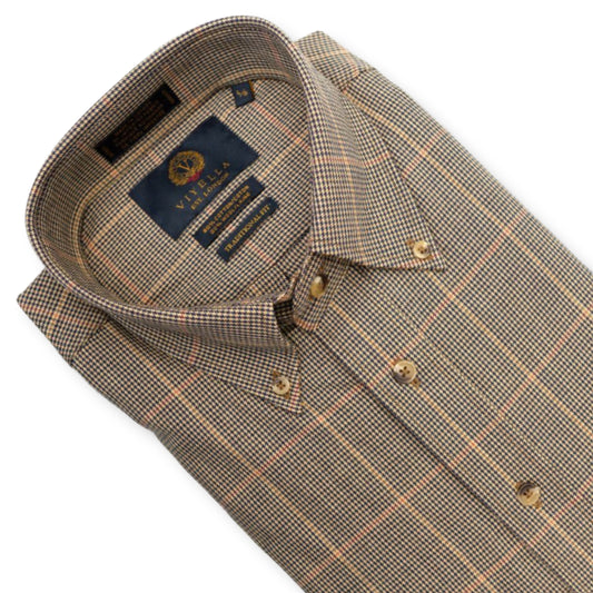 Men's Large Gun Club Check Viyella Shirt