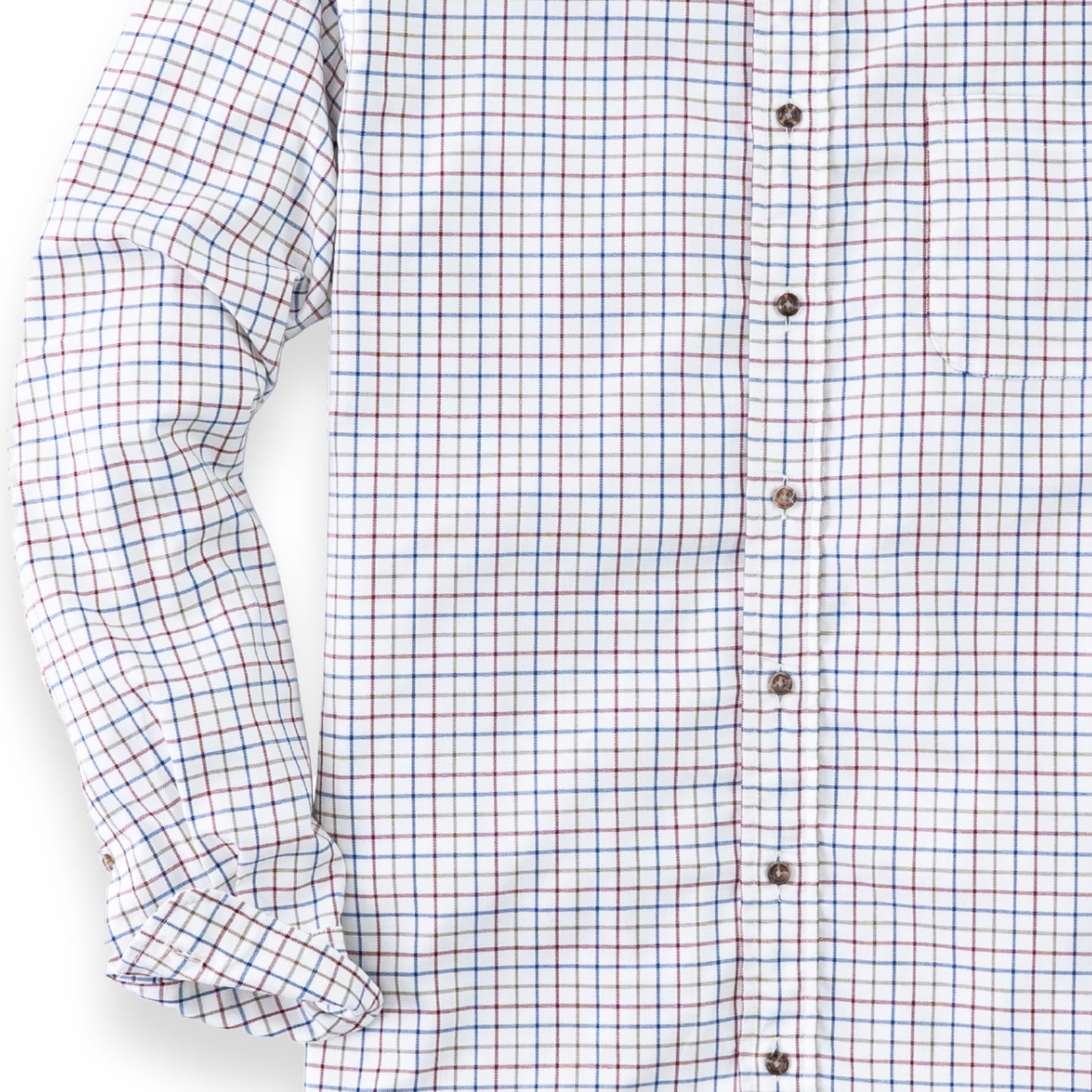 Men's Muted Multi Tattersall Viyella Shirt