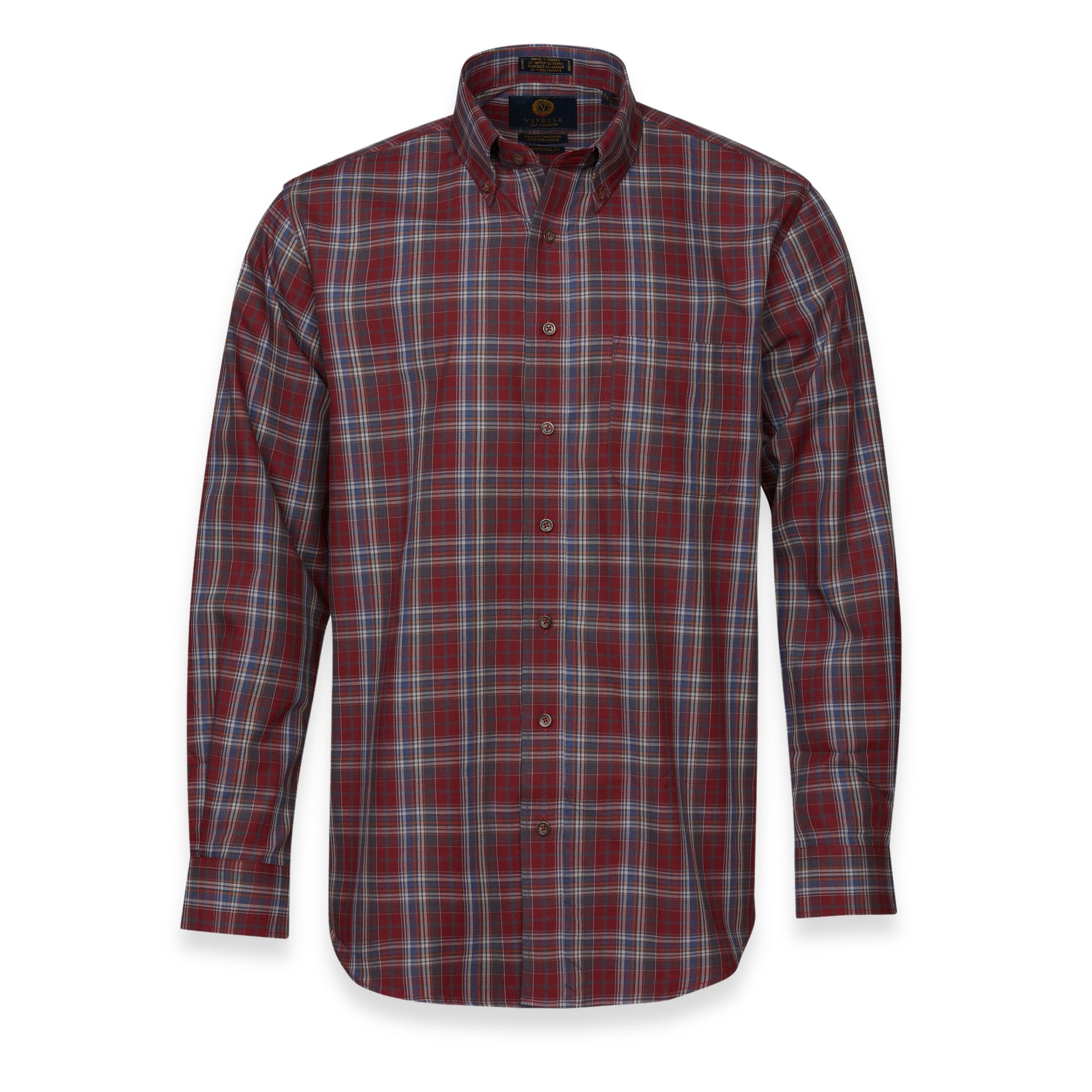 Men's Muted Royal Stewart Viyella Shirt