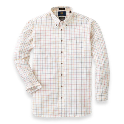 Men's Natural Tattersall Viyella Shirt