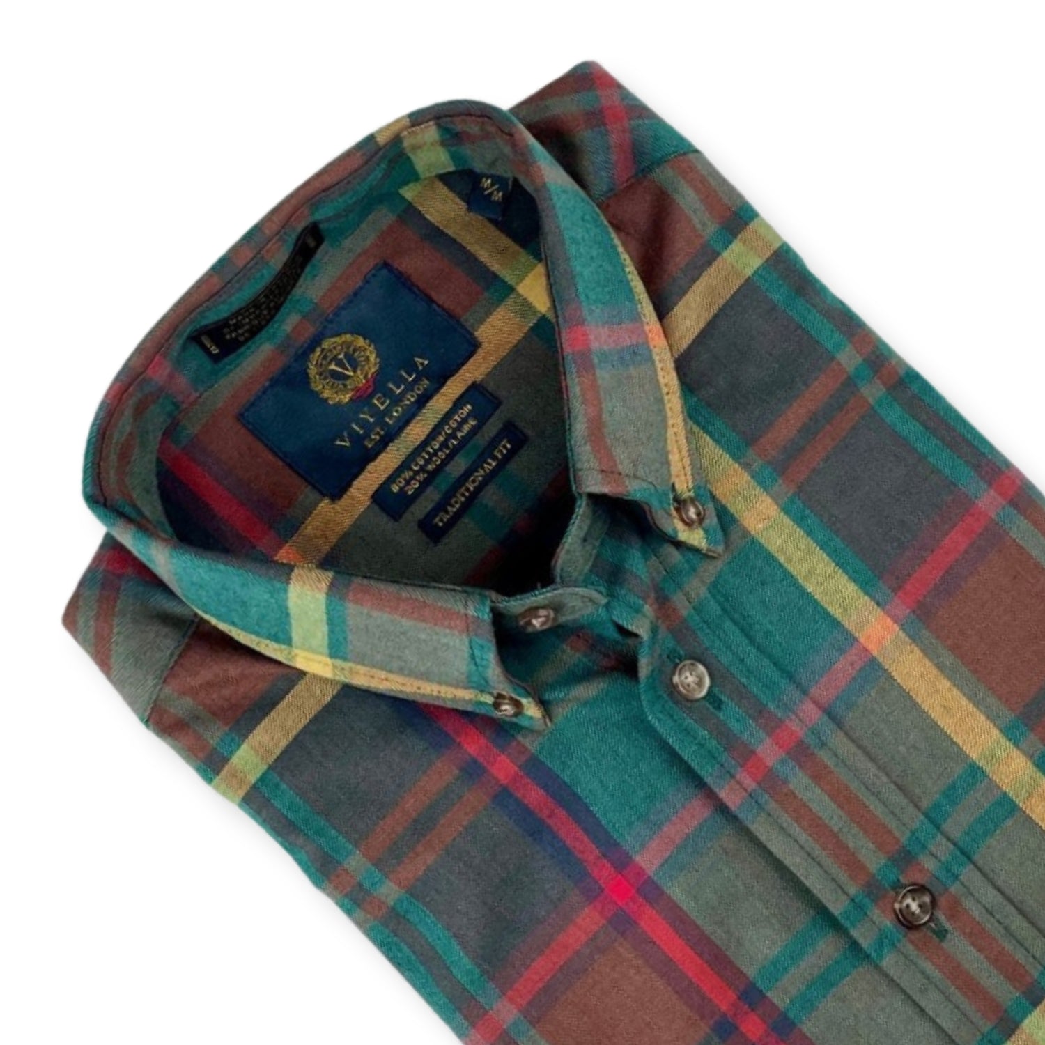 Men's Ontario Tartan Viyella Shirt