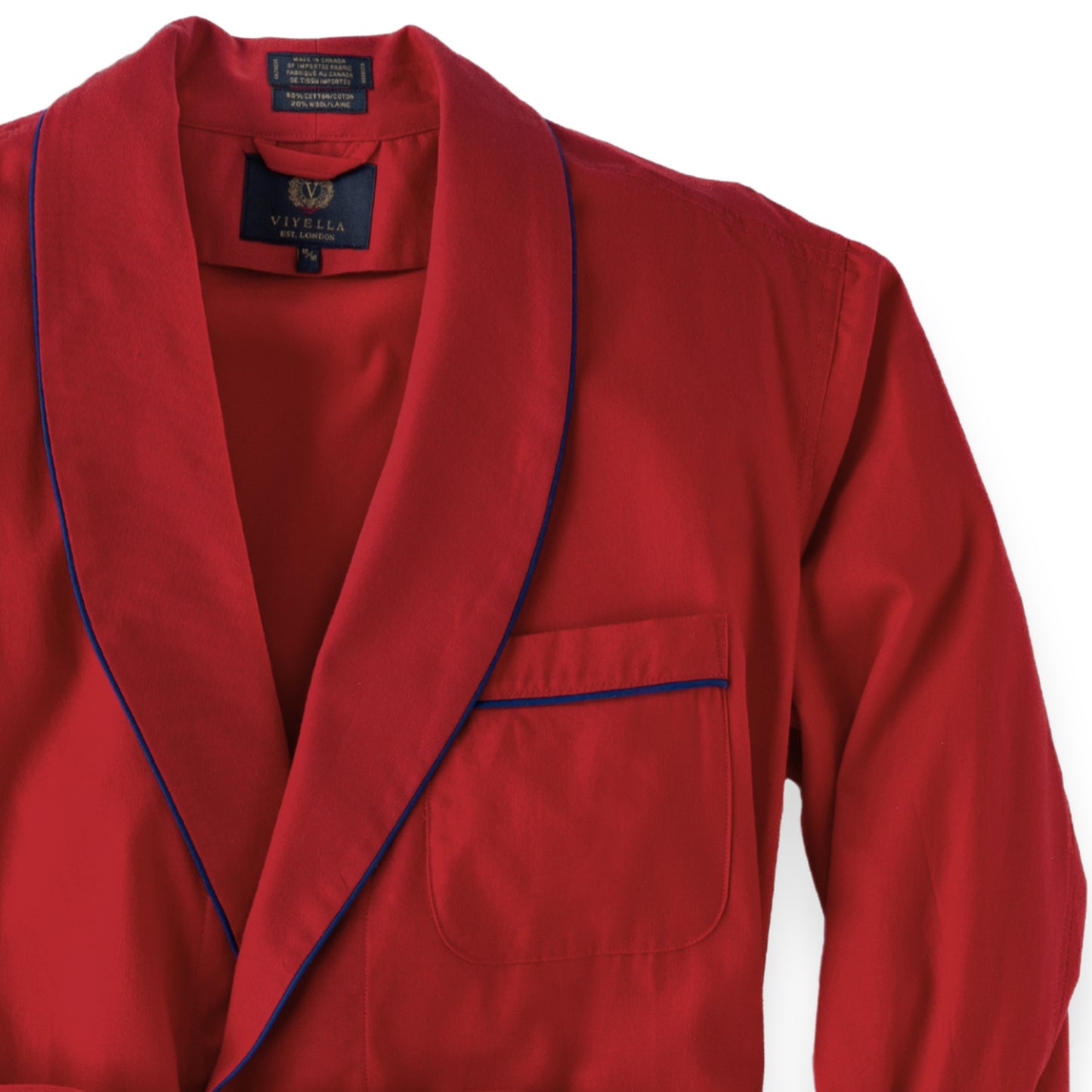 Men's Red Viyella Robe