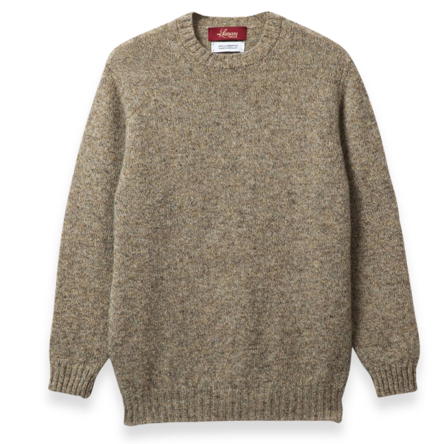 Traditional Shetland Wool Crew Neck Sweater