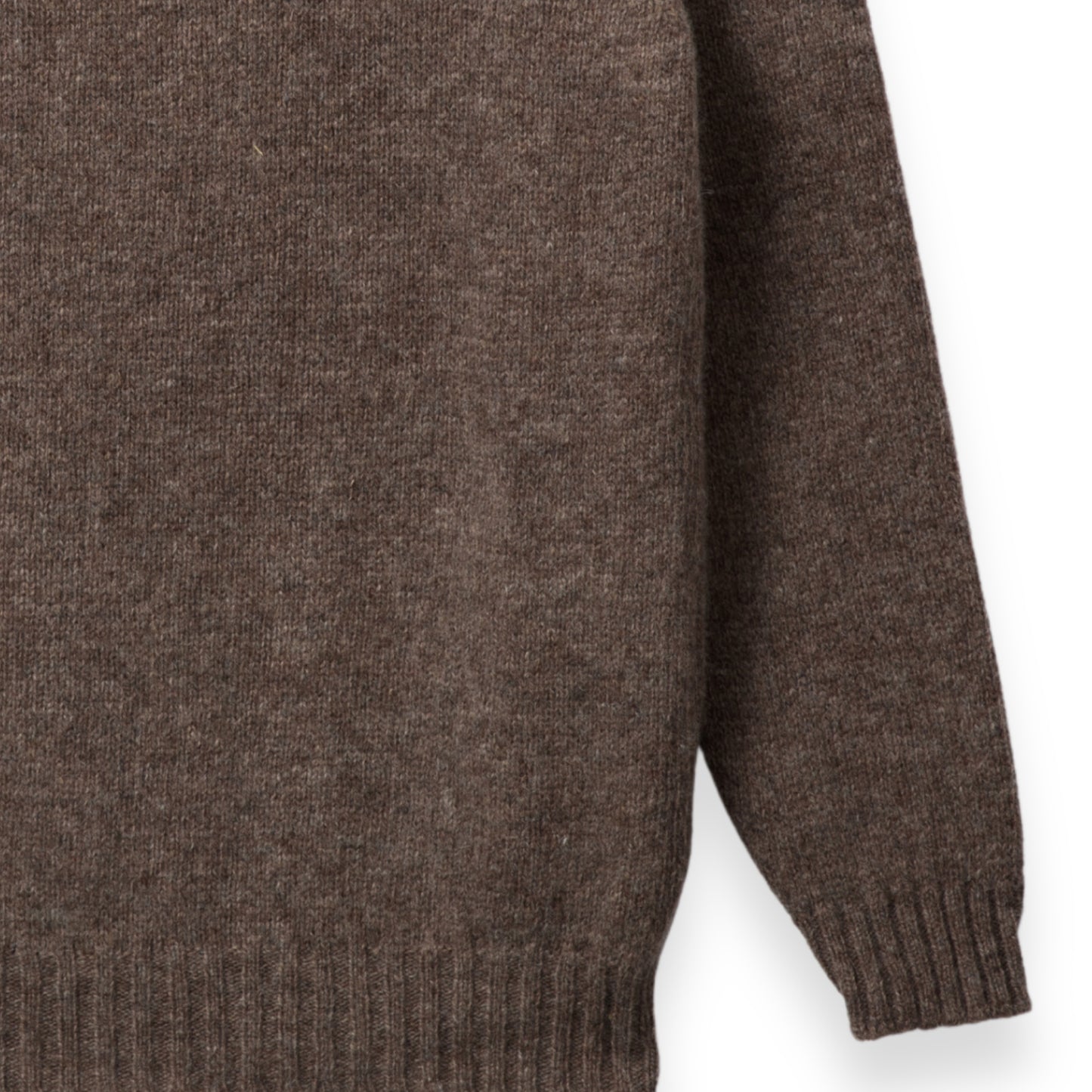 Men's Traditional Shetland Wool Crew Neck Sweater | Nutmeg