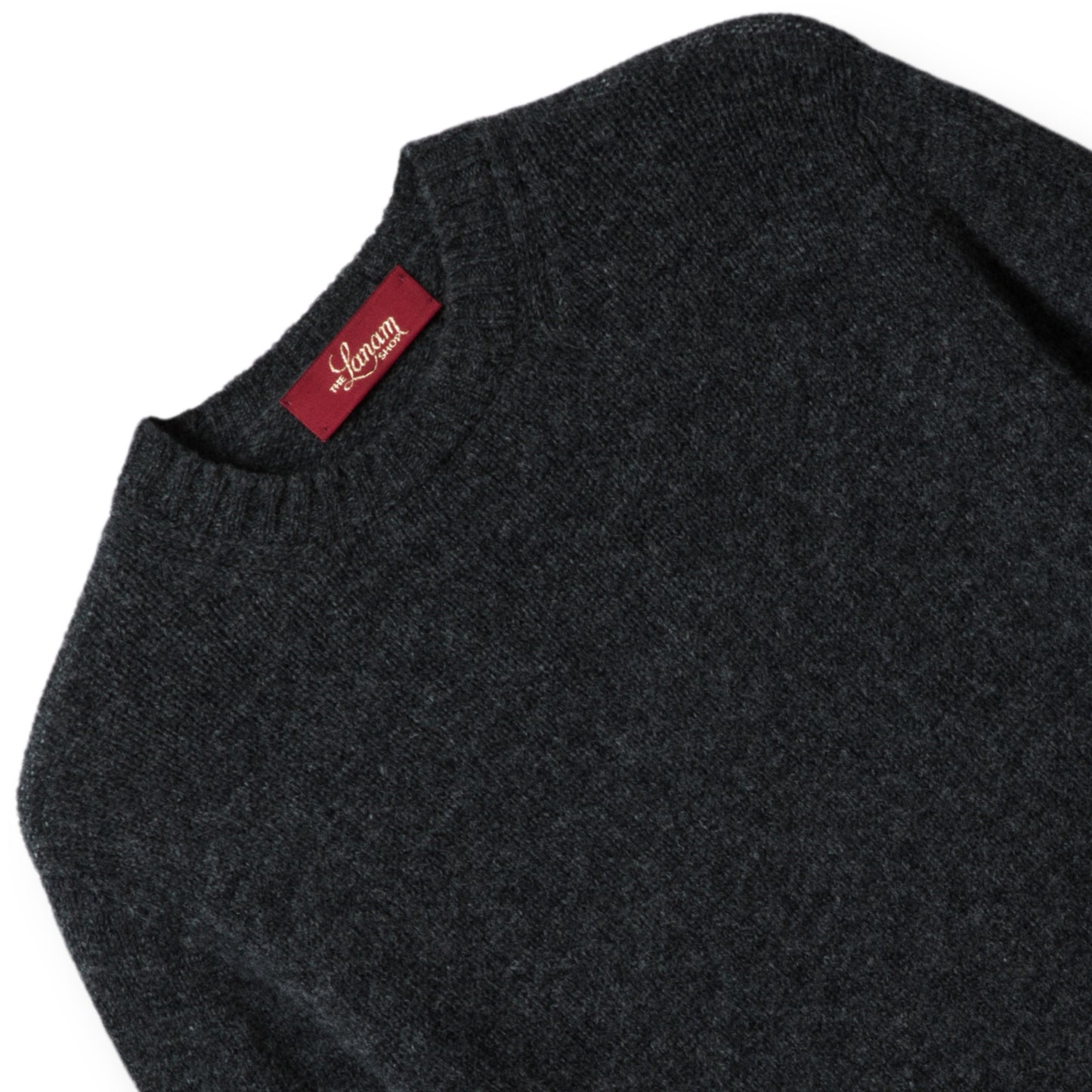 Men's Traditional Shetland Wool Crew Neck Sweater | Oxford