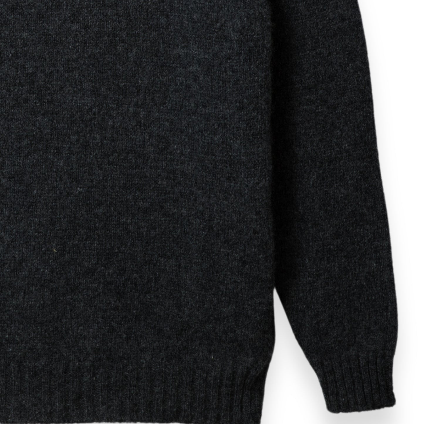 Men's Traditional Shetland Wool Crew Neck Sweater | Oxford