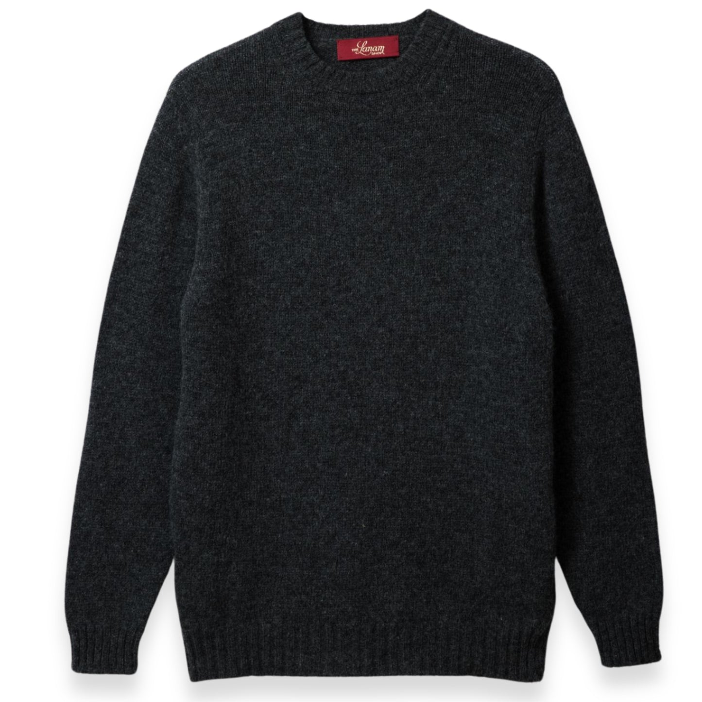 Men's Traditional Shetland Wool Crew Neck Sweater | Oxford