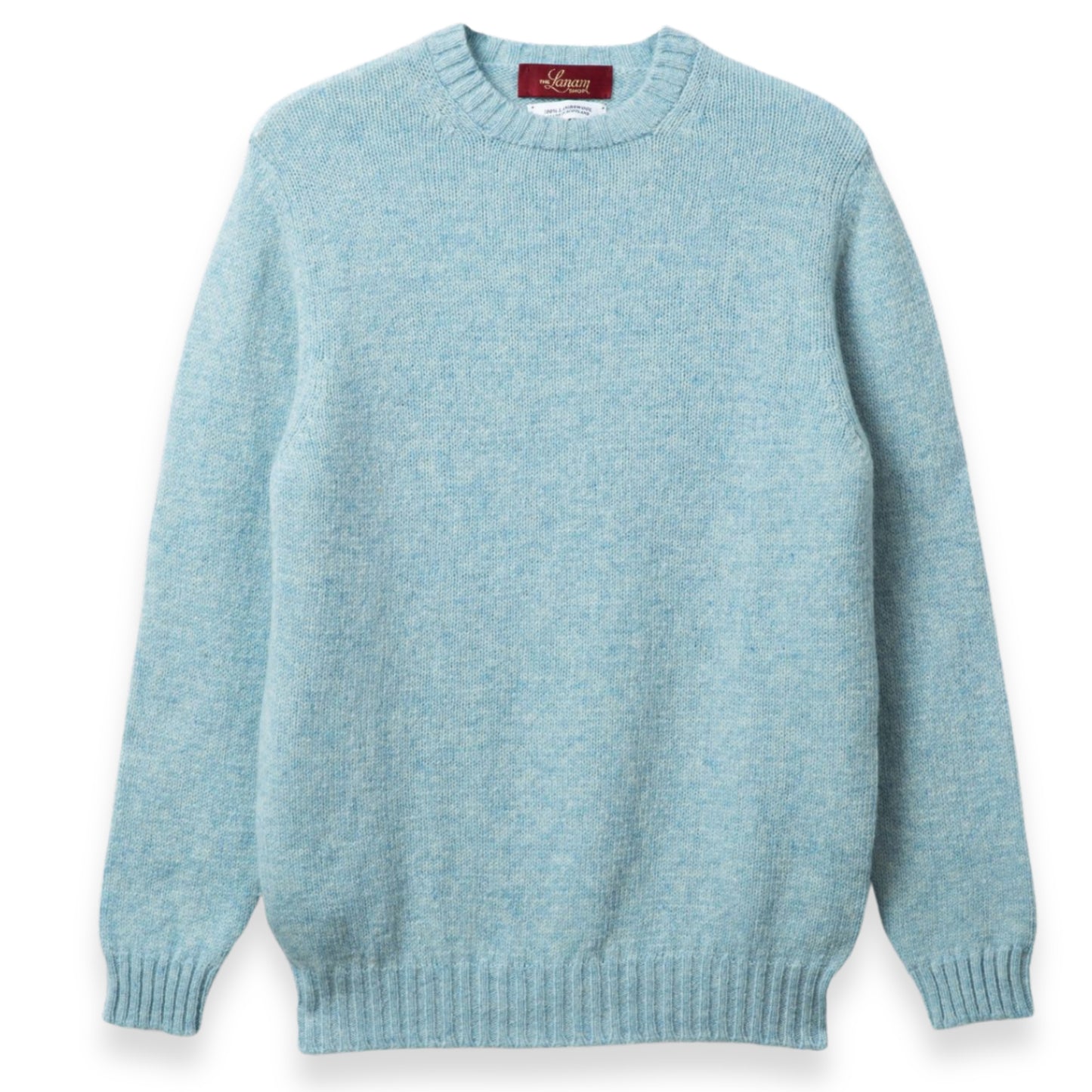 Traditional Shetland Wool Crew Neck Sweater