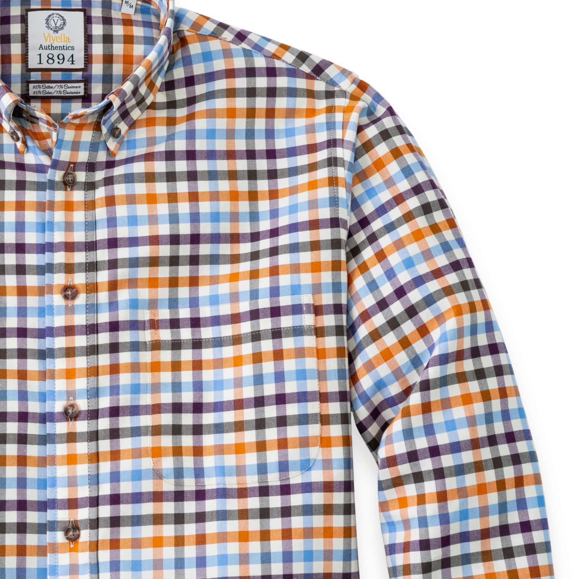 Men's Winter Check Luxury Blend Viyella Shirt