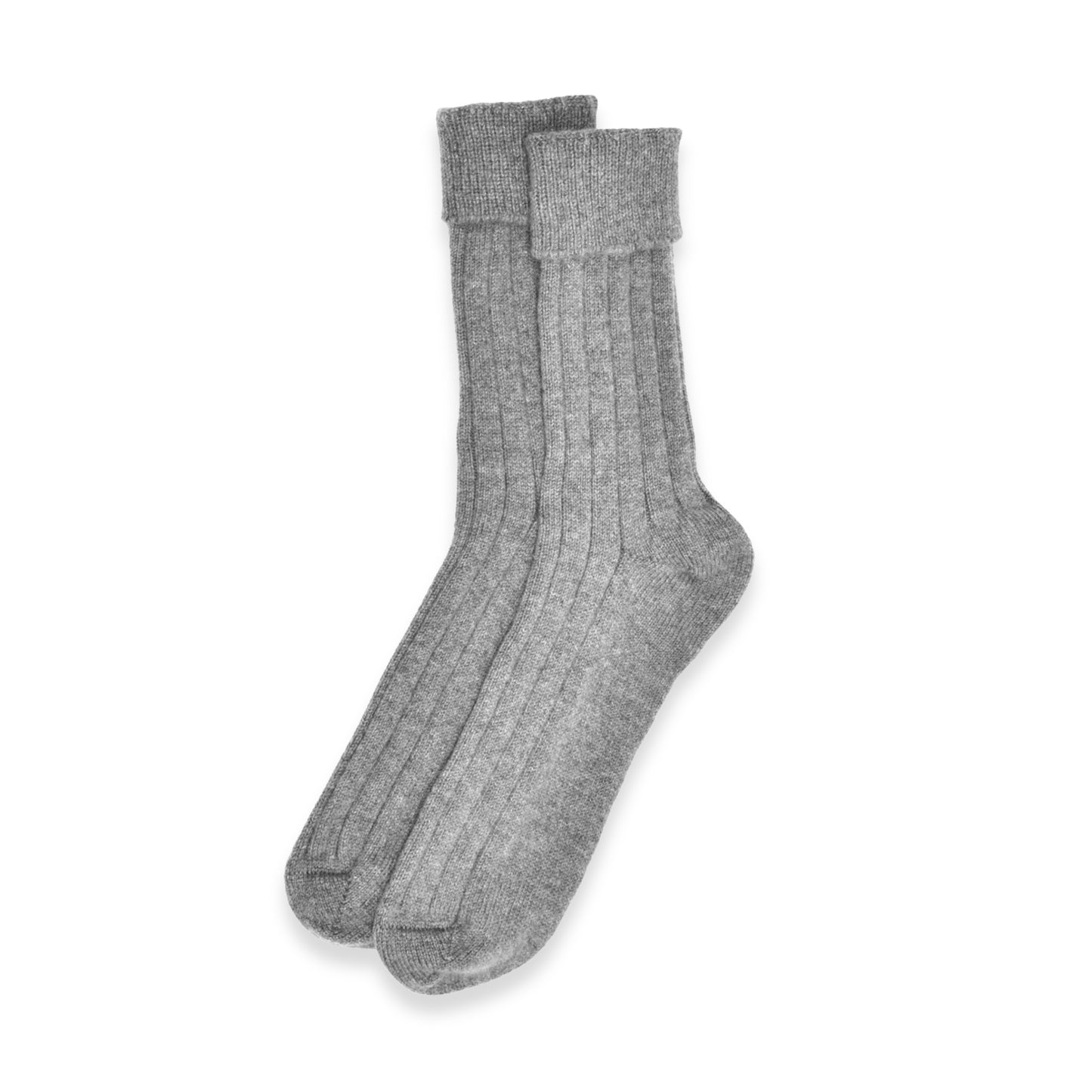 Men's Cashmere Socks in Flannel Grey