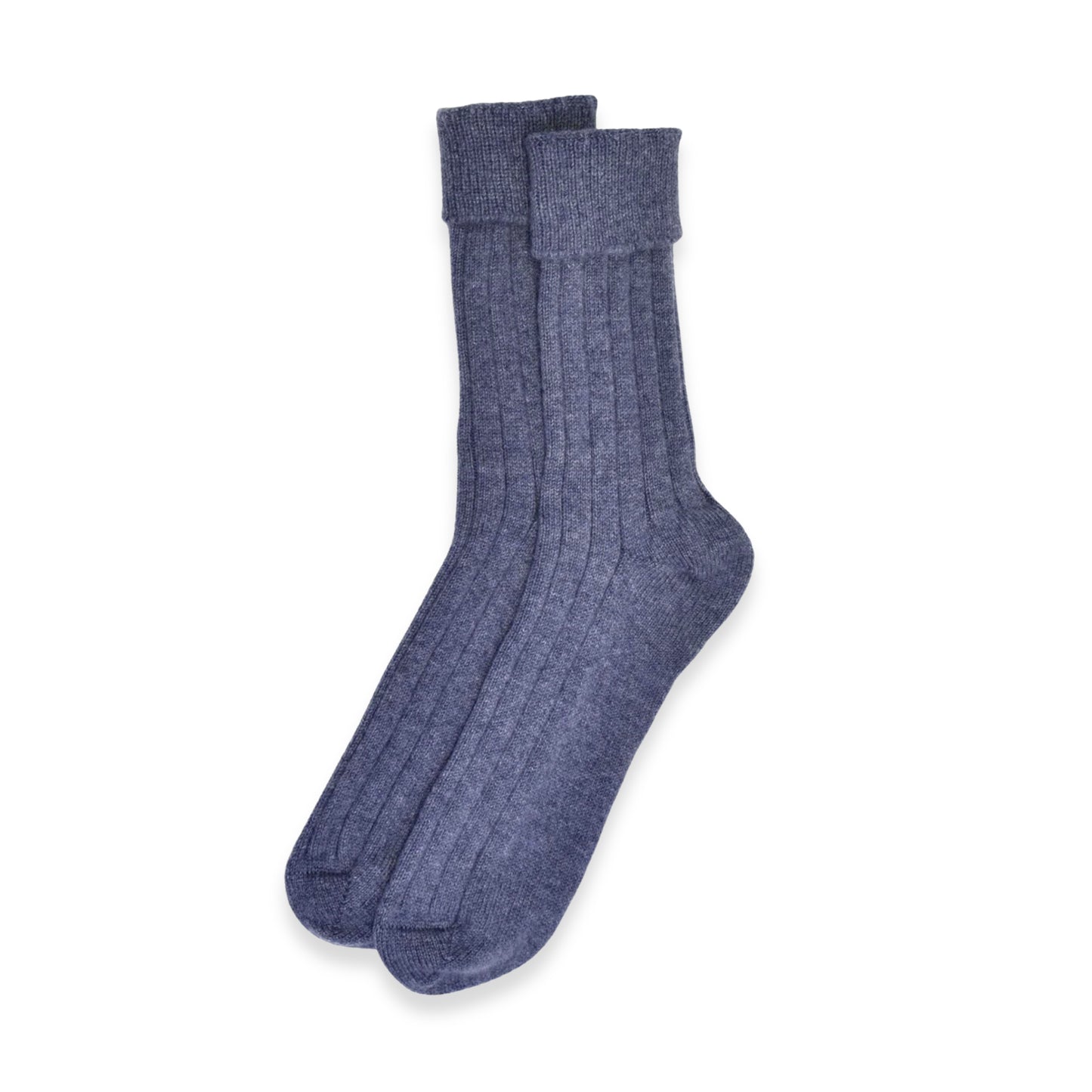 Men's Cashmere Socks in Lapis