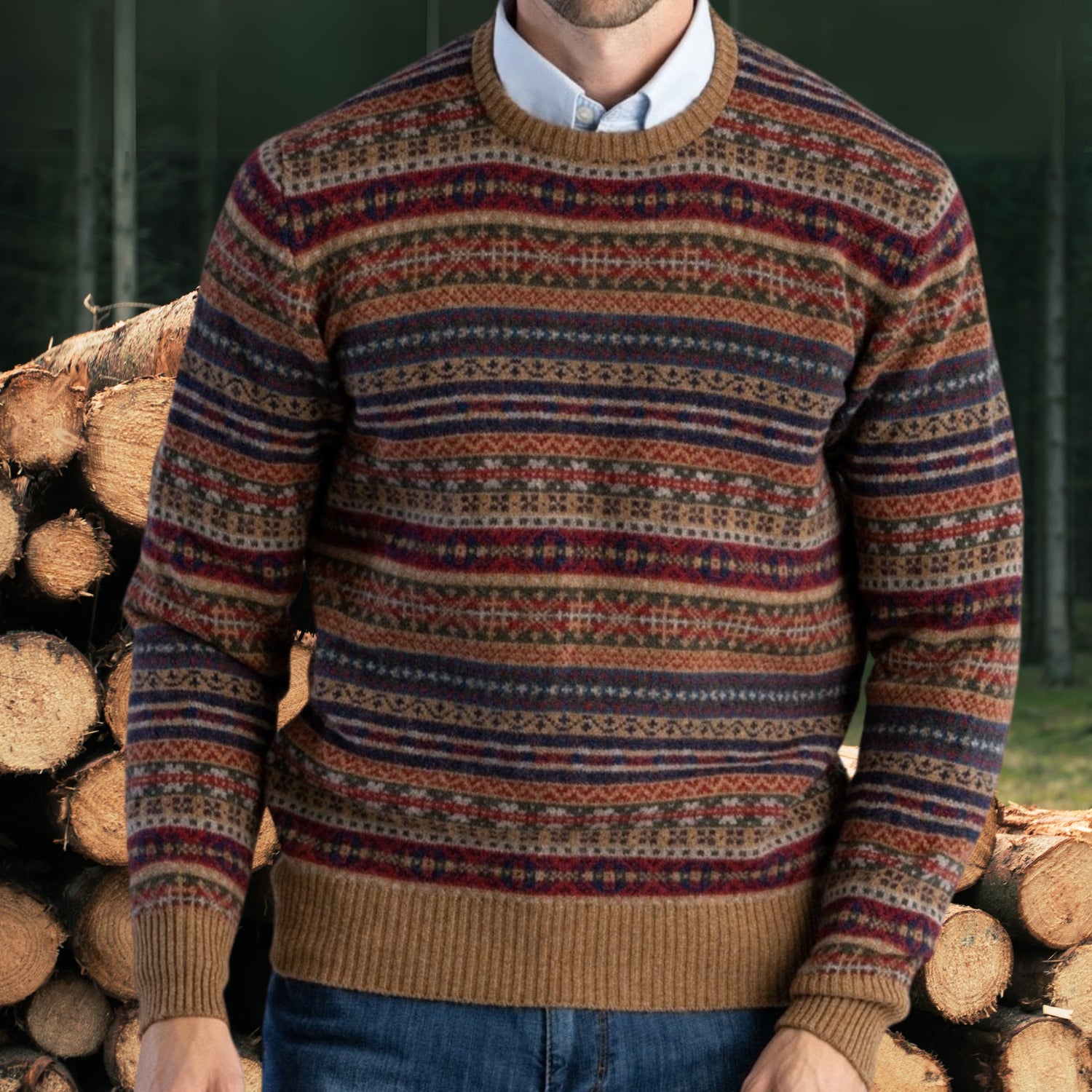 Men's Lambswool Sweater Collection - The Lanam Shop