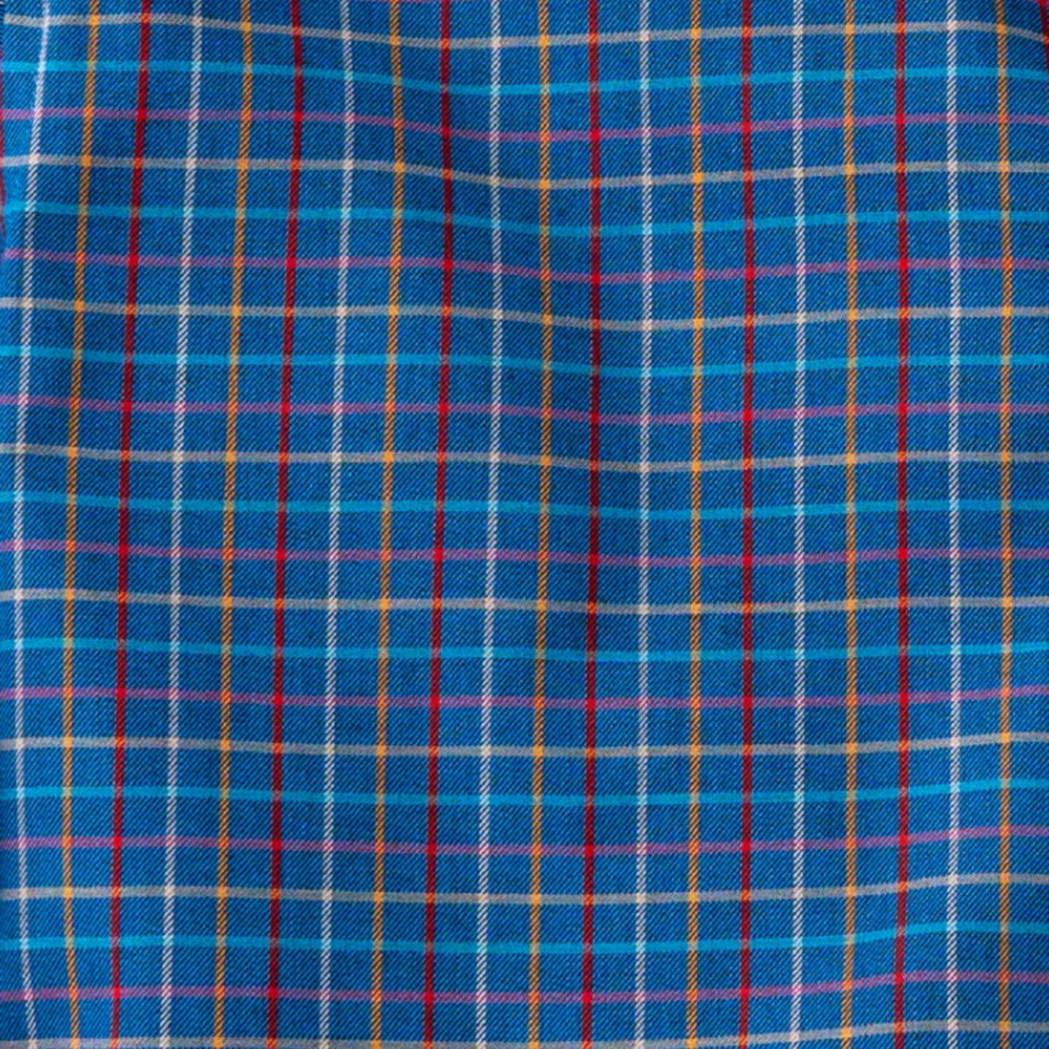 Men's Aqua Blue Tattersall Viyella Shirt