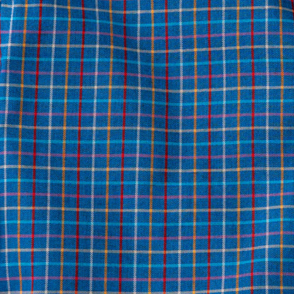 Men's Aqua Blue Tattersall Viyella Shirt