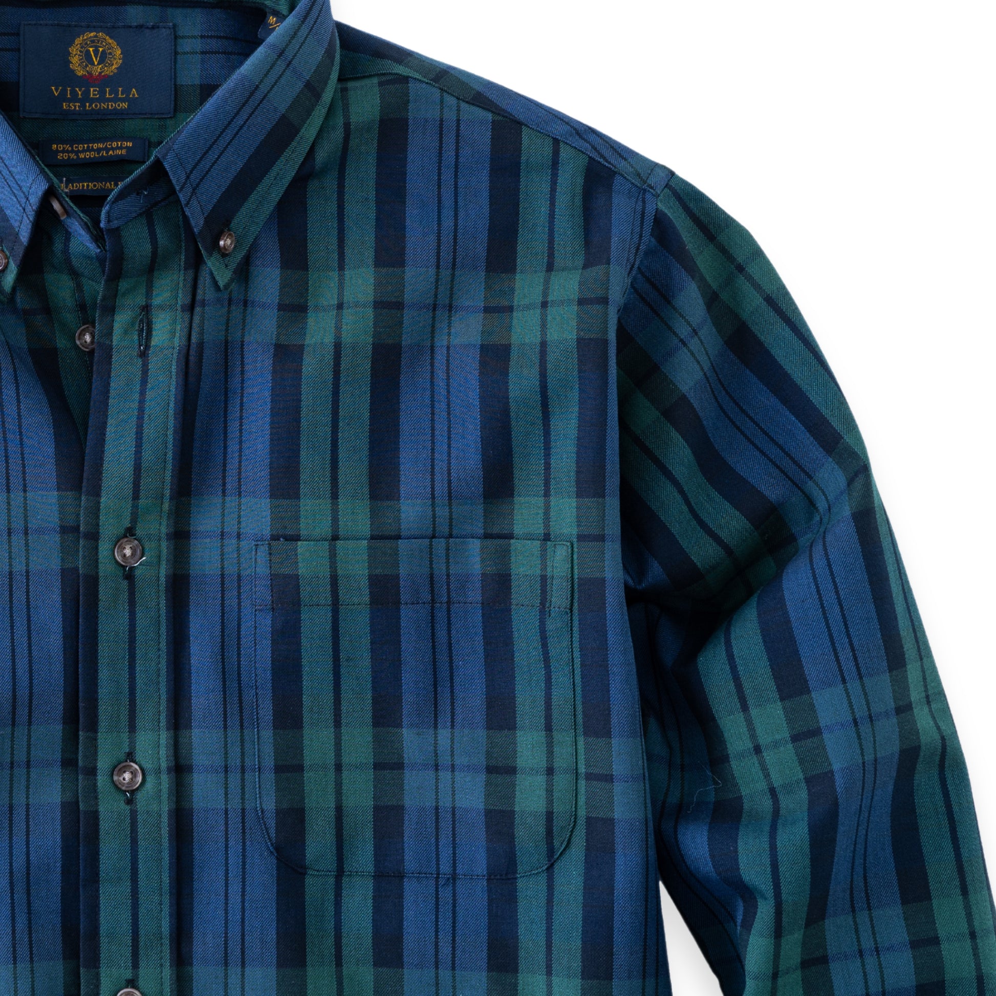 black watch dress shirt Brushed Black Watch Tartan Shirt - Black Watch Tartan | Men's Shirts | Designer Casual Shirts & Oxford Shirts