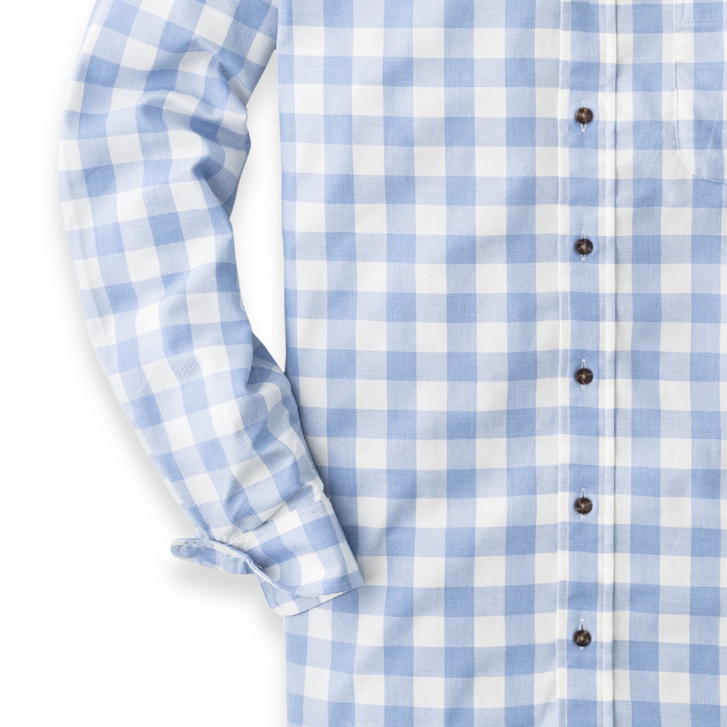Men's Blue Buffalo Check Viyella Shirt