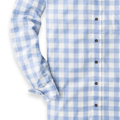 Men's Blue Buffalo Check Viyella Shirt