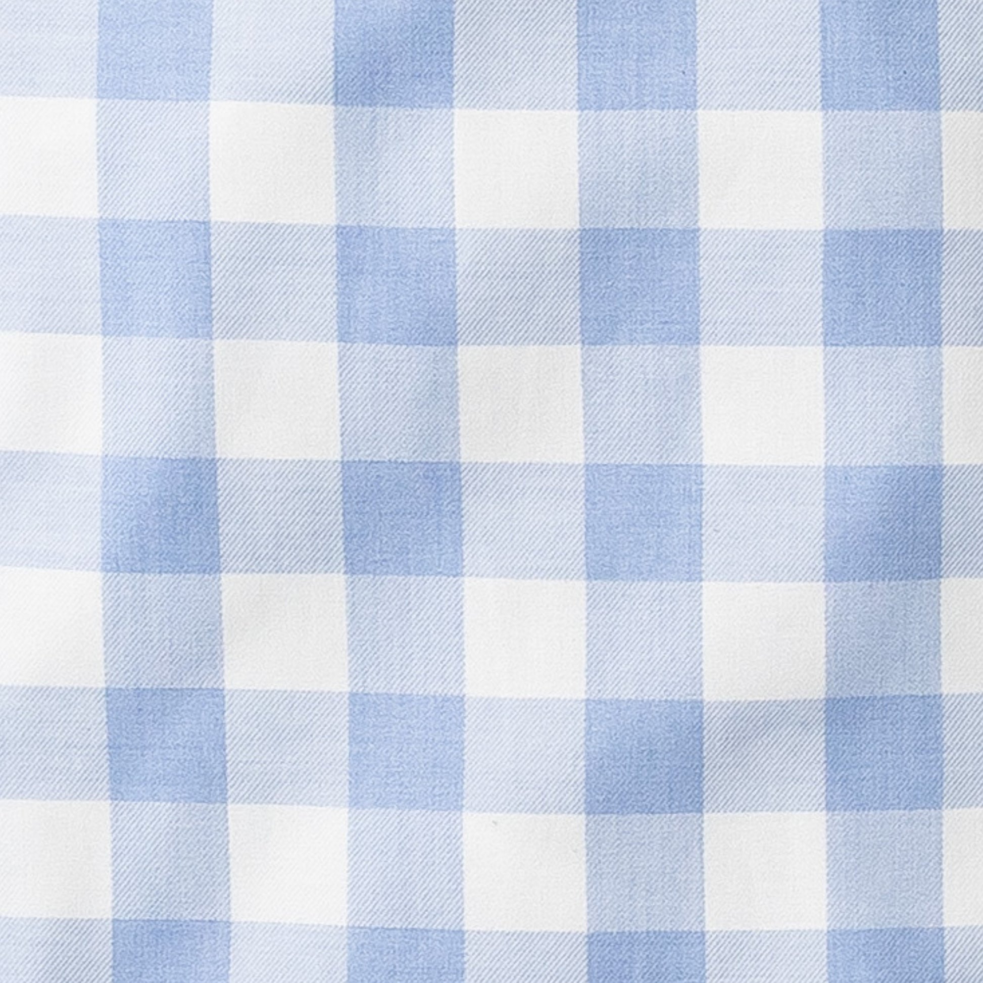 Men's Blue Buffalo Check Viyella Shirt