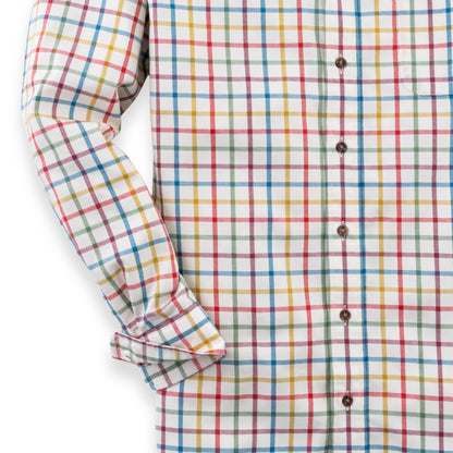Men's Bright Large Tattersall Viyella Shirt