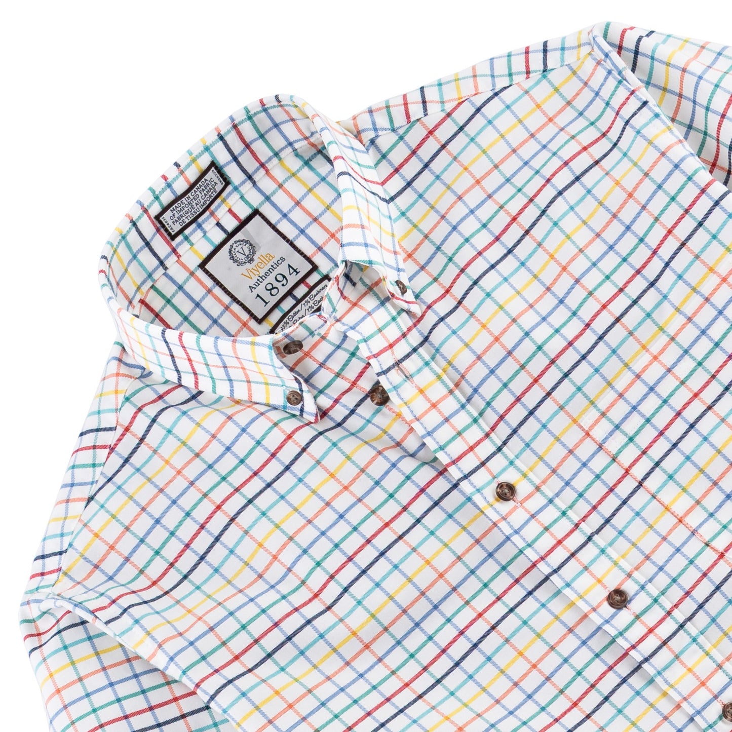 Men's Bright Tattersall Luxury Blend Viyella Shirt