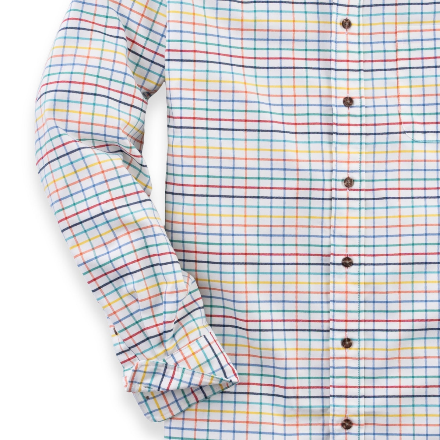 Men's Bright Tattersall Luxury Blend Viyella Shirt
