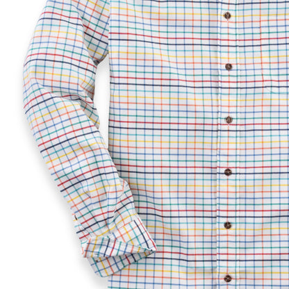 Men's Bright Tattersall Luxury Blend Viyella Shirt