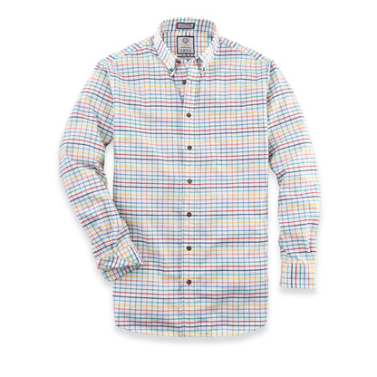Men's Bright Tattersall Luxury Blend Viyella Shirt