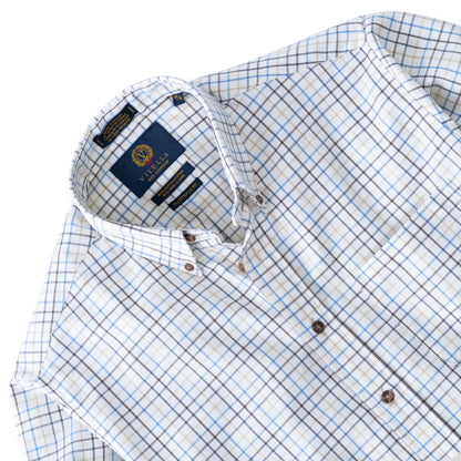 Men's Brown Tattersall Viyella Shirt