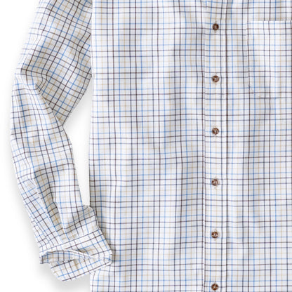 Men's Brown Tattersall Viyella Shirt