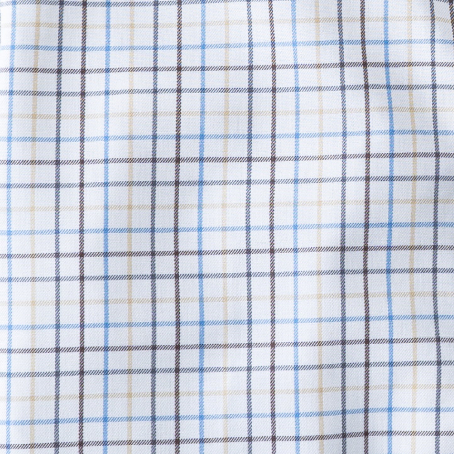 Men's Brown Tattersall Viyella Shirt