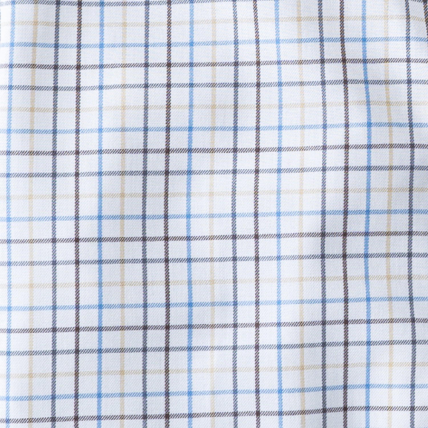 Men's Brown Tattersall Viyella Shirt
