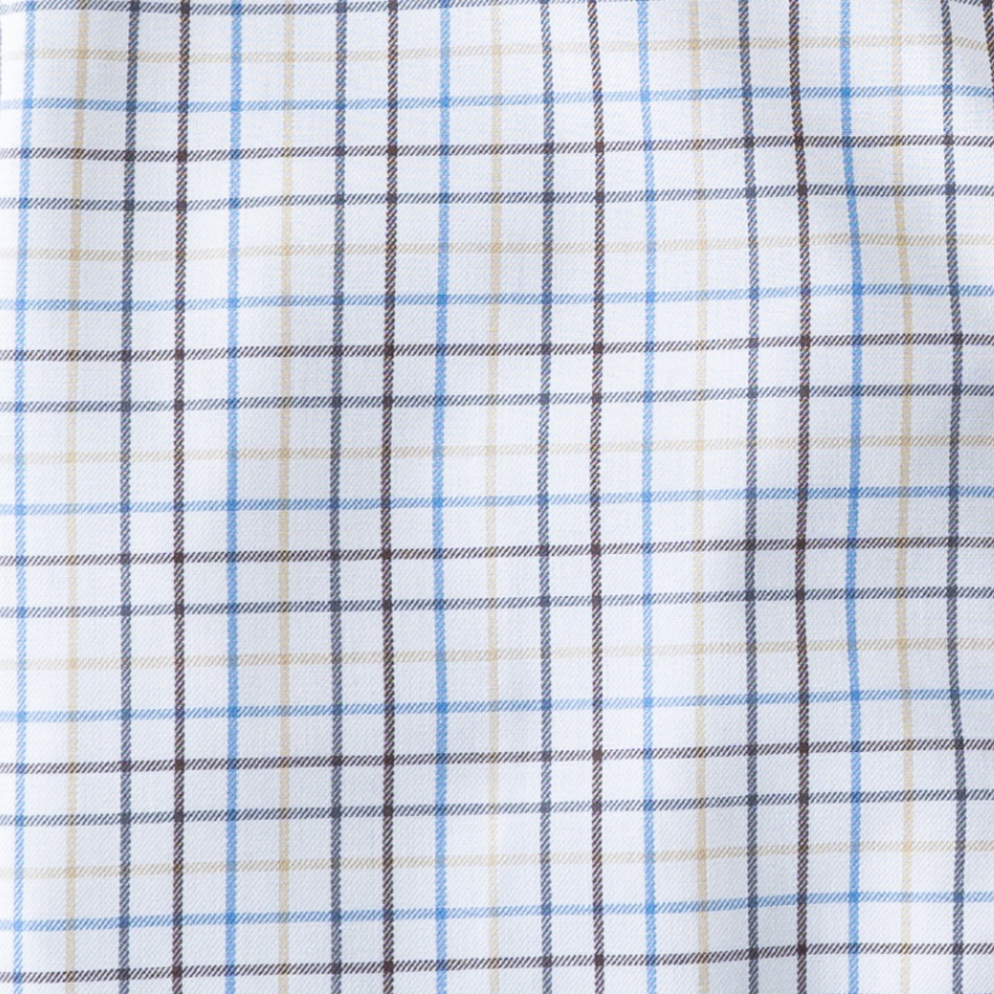 Men's Brown Tattersall Viyella Shirt