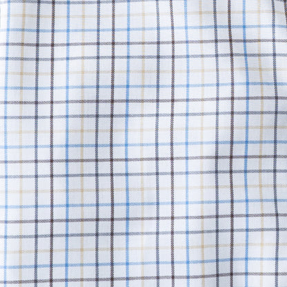 Men's Brown Tattersall Viyella Shirt
