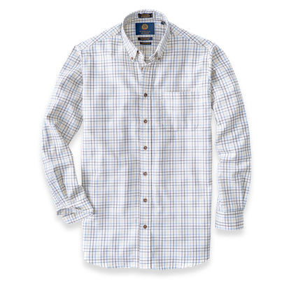 Men's Brown Tattersall Viyella Shirt