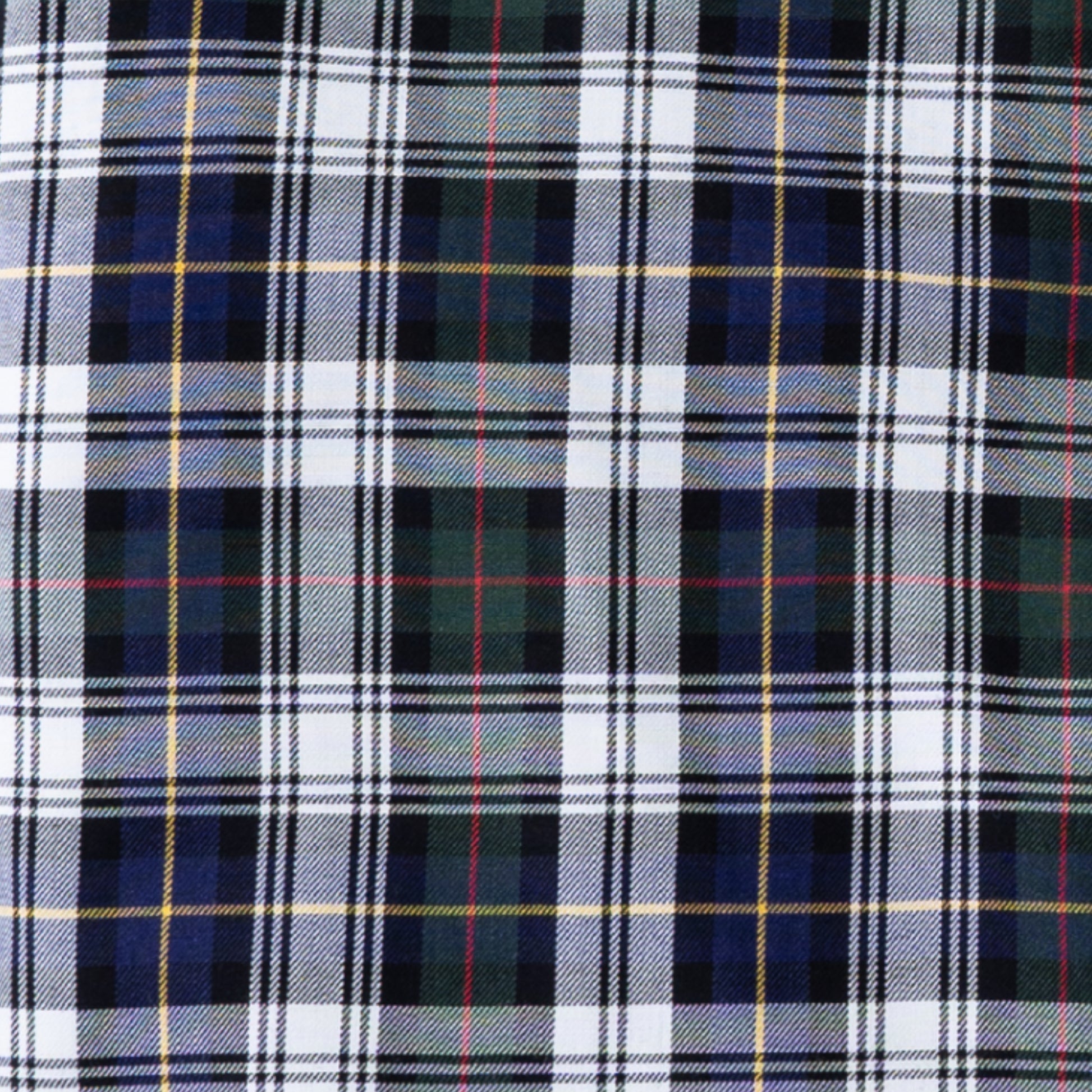 Men's Brunswick Green and Navy Blue Plaid Viyella Shirt