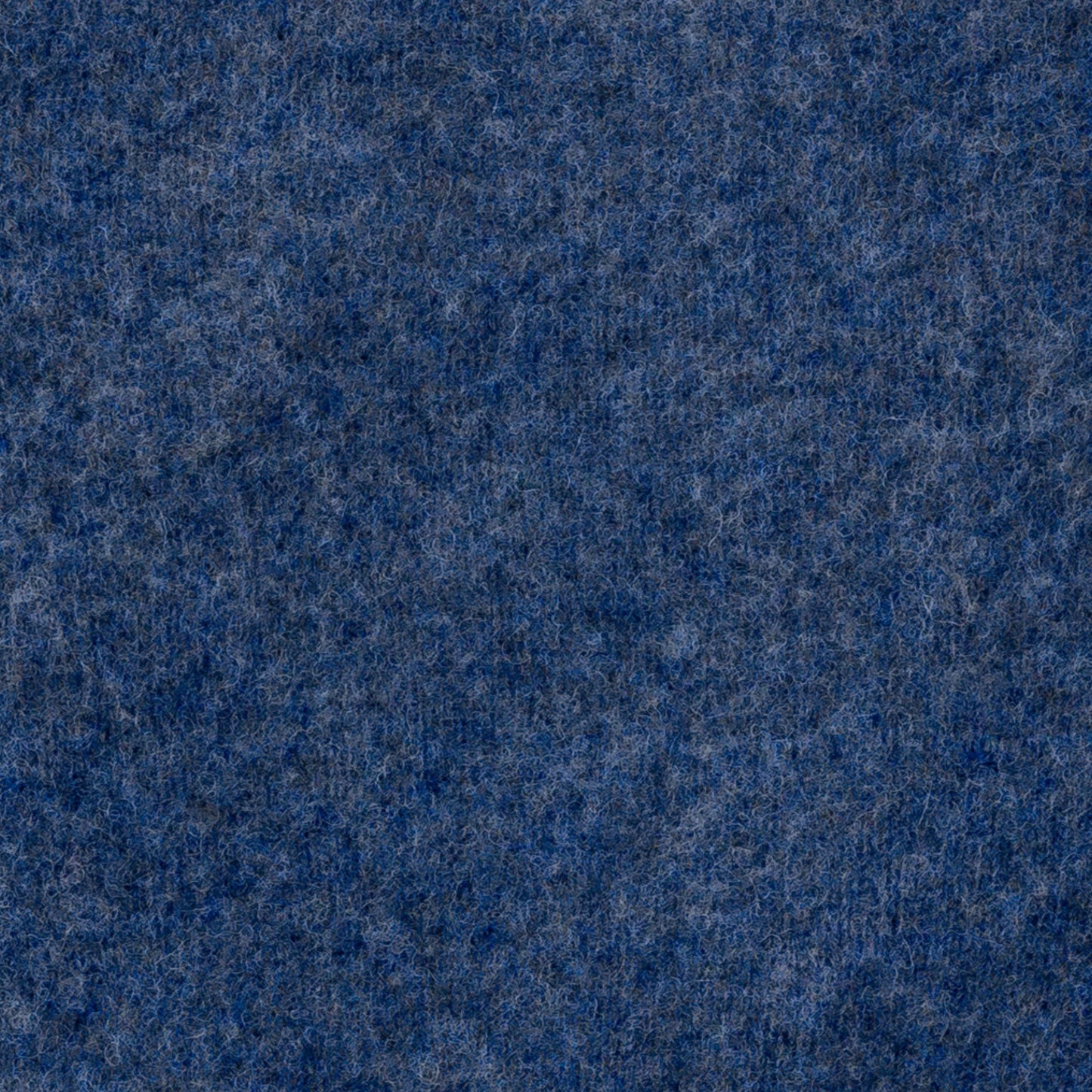 Men's Brushed Shetland Wool Crew Neck Sweater | Denim Blue